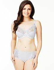 Jacquard Lace Underwired DD+ Bra