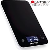 KINTREX SCL0625 Digital Tempered Glass Kitchen Scale - Ultra Thin
