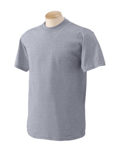 Gildan 5.3 oz. Heavy Cotton T-Shirt, Large, Sport Grey