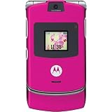 Motorola RAZR V3 5 MB Unlocked Cell Phone with Video Player--International Version with No Warranty (Magenta Pink)