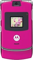 Motorola RAZR V3 Unlocked Cell Phone with Video Player--International Version with No Warranty (Magenta Pink)