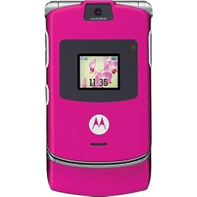 Motorola V3 Sim Free Mobile Phone - Hot Pink