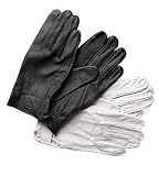 Men's Driving Gloves - Black and White