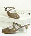 Top aktueller COMMA Damen Leder Sabot braun