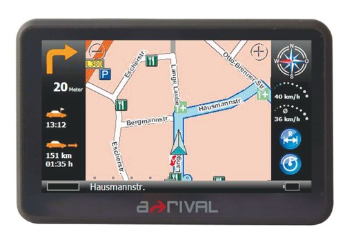 a-rival NAV-PN43 WE Navigationssystem (10,92 cm (4,3 Zoll) Display, Kartenmaterial Westeuropa, TMC)