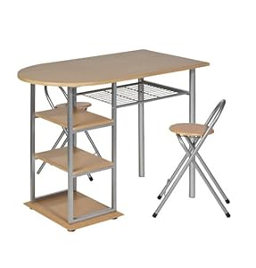 Küchentisch + 2 Stühle, Küchenbar, Bartisch, Esstischgruppe, 2x Hocker