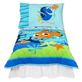 Multicolored Nemo Toddler Bedding Set