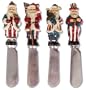 Boston Warehouse Americana Santa Spreader, Set of 4
