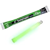 Cyalume SnapLight Industrial Grade Light Sticks, Green, 6" Long, 12 Hour Duration (Pack of 10)