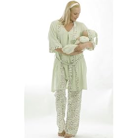 The Olian Nursing 5pc. Pajama Set