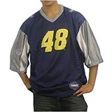 Mens NASCAR #48 Jimmie Johnson blue and silver racing jersey. 100% authentic Winner's Circle jersey with name, number and logo designs printed on jersey. Sharp colors and logo combination make this one of the hottest race car fan gears around town!