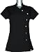 Crystal Button Beauty Salon Uniform Tunic
