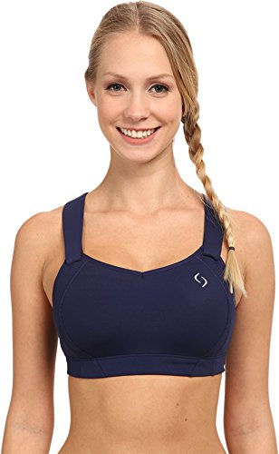 Moving Comfort Women's Juno Bra Navy Sports Bra 34DD