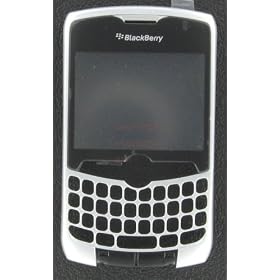 --Silver CDMA RIM Blackberry Curve 8330 Original OEM Faceplate with Lens Plus Tool Kit T5 Screw Driver & Opener