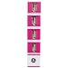 Pink Rotating 4�Port USB Hub by GE $5 + Free Shipping from Target