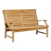 Oxford Garden Sutton Shorea Loveseat, Natural