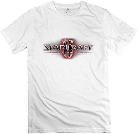 StarCraft Logo Funny Short-Sleeve White Tee Shirts For Adult Size XS