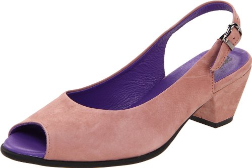 Arche Women's Mooro Peep-Toe Slingback Pump,Blush/Lilas,37 EU/6 M US