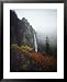 Bridal Veil Falls Plummets Down a Rock Cliff Near Telluride Framed Art Poster Print, ...