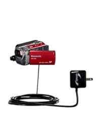 Photography: Panasonic SDR-H100 Camcorder compatible Advanced Rapid Wall AC Charger - Amazingly powerful home charge design built with Gomadic Brand TipExchange - Gomadic