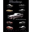 (16x20) Mustang Evolution Collage Poster history car hot
