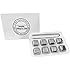 Whiskey Stones Set of 8 Urban Choice Products Reusable Ice Cubes Stainless Steel Drink Coolers with Tongs for Wine Soda