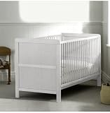 Saplings Kirsty Cot Bed in Classic White inc. Foam Safety Mattress