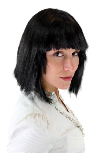 Perücke Damen Page Cleopatra Schwarz