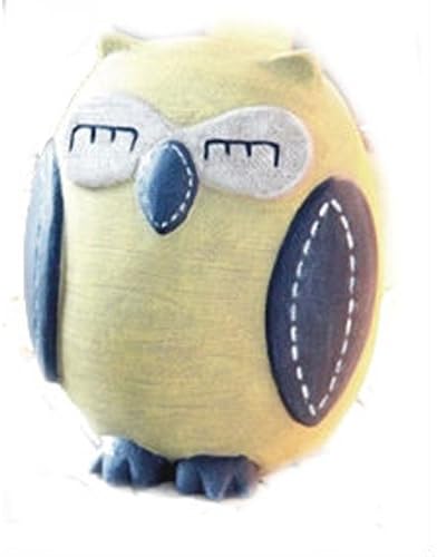 YMX Owl Shaped Little Coin Bank Zakka Grocery Orange