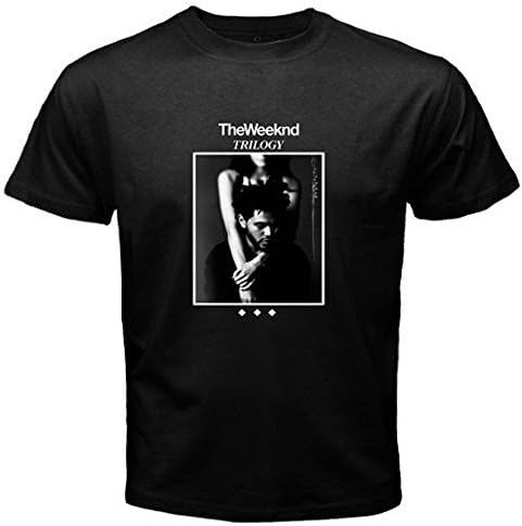New The Weeknd Trilogy Album Cover XO Men's White Black T-Shirt Size XL