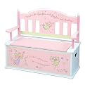 Levels of Discovery Fairy Wishes Bench Seat with Storage - Pastel pink