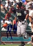 Miguel Cabrera Autographed/Hand Signed 2003 Upper Deck Card