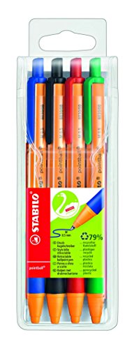 Stabilo Pointball Pen Wallet Of 4