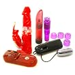 Tantrica Red Jelly Crystals Rabbit Vibrator Pearl Adult Sex Toy Kit