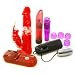 Tantrica Red Jelly Crystals Rabbit Vibrator Pearl Adult Sex Toy Kit