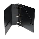 Wilson Jones 386 Line Basic D-Ring View Binder, PVC-Free, 3-Inch Capacity, 8.5 x 11-Inches Sheet Size, Black (W386-49BA)