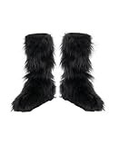 Furry Boot Covers - Kids Costume Accessory