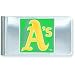 Stainless Steel MLB Oakland Athletics Money Clip