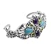 Carolyn Pollack Turquoise, Amethyst and Peridot Sterling...