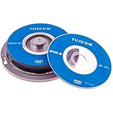 Fujifilm 25302410 8cm DVD-R 10-disk Spindle Pack - 1.4gb 30 Minutes 4x