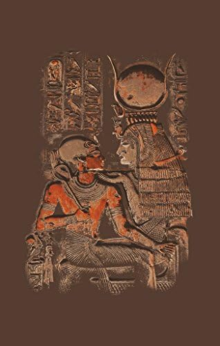 Egyptian Seti & Isis Vintage Brown Extra Large