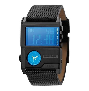 Diesel DZ7137, Digital Dial, Black Strap, Date Function