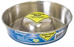 Durapet Slow Feed Bowls - Medium 9 1/4"