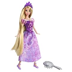 Mattel T3244-0 - Disney Princess - Rapunzel mit Glitzerkleid und bodenlangem Haar