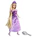 Mattel T3244-0 - Disney Princess - Rapunzel mit Glitzerkleid und bodenlangem Haar