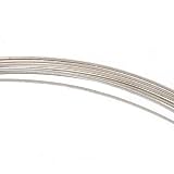 Sterling Silver Wire Half Round Half Hard 22 Gauge (5 Feet)