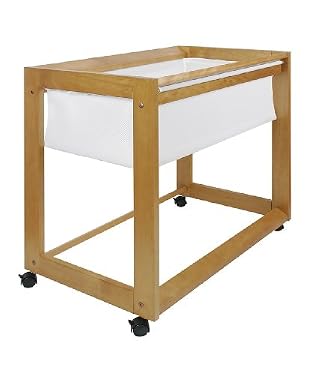 BabyEarth : King Parrot Bassinette - Heritage Teak : Baby & Toddler > Nursery > Cribs & Moses Baskets