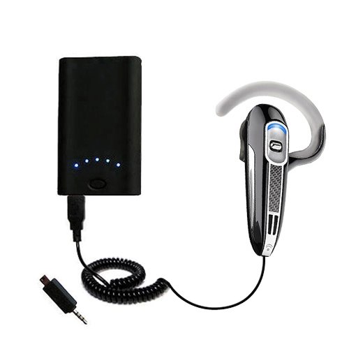 enlarge High Capacity Rechargeable External Battery Pocket Charger for the Plantronics Voyager 520 - uses Gomadic TipExchange Technology