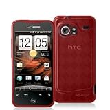Red TPU Candy Rubber Flexi Skin Case Cover for HTC Droid Incredible Phone N ....