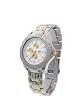 Geneva Platinum Rotating Bezel Chrono Style Men's Watch, Silver Gold
